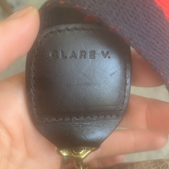 Clare V. Midi Sac Leather Crossbody Bag Authentic in Grey Snakeskin - Picture 8 of 9